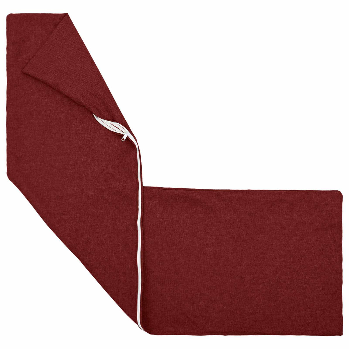 Cushion with Pillow HEERLEN 2 pcs Wine Red Fabric