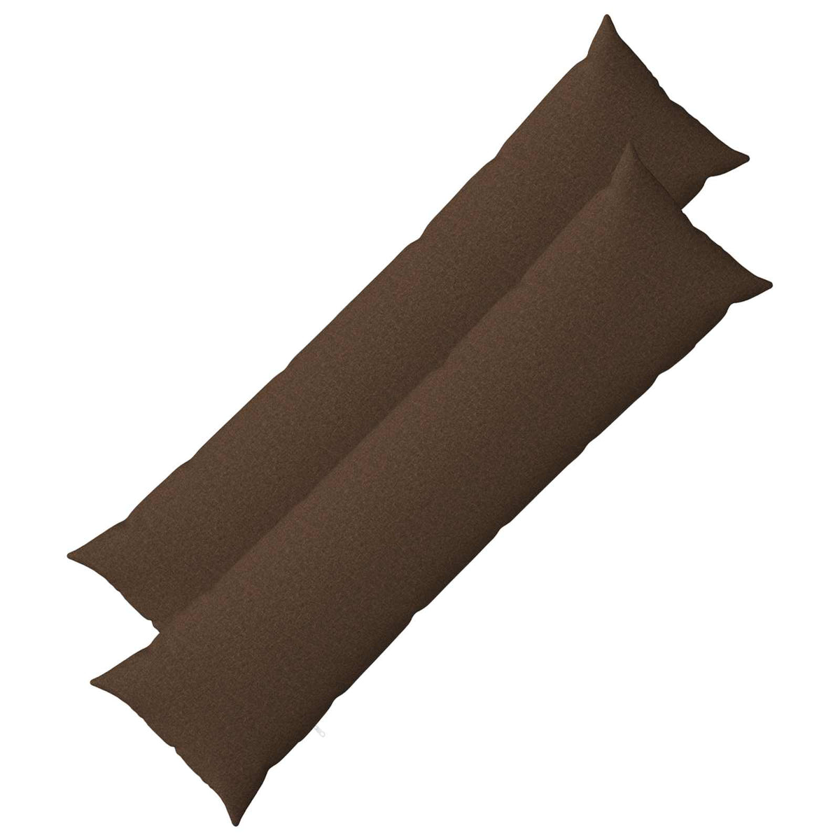 Throw Pillow 2 pcs HEERLEN Brown 40 x 145 cm Fabric