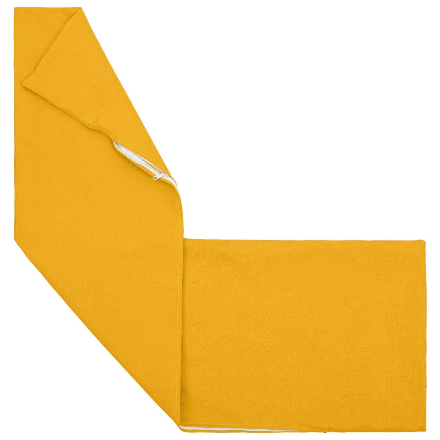 Cushion with Pillow HEERLEN 2 pcs Light Yellow Fabric