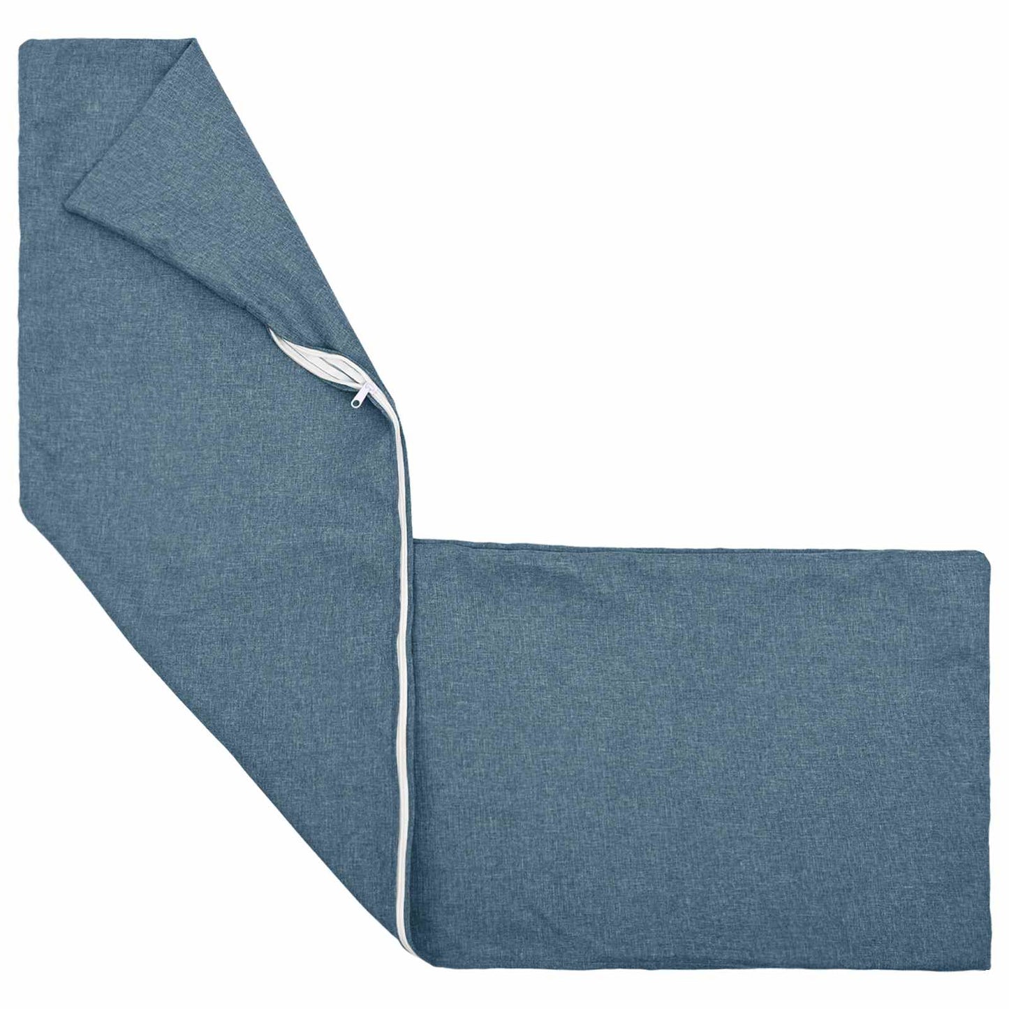 Cushion with Pillow HEERLEN 2 pcs Jeans Blue Fabric