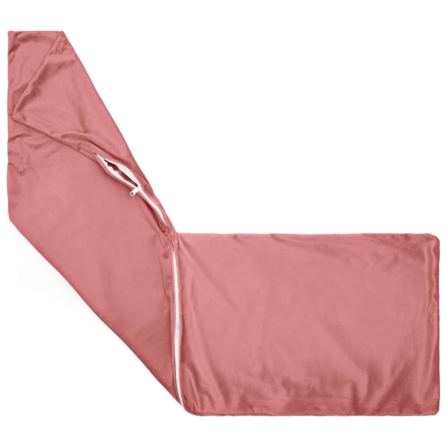 Cushion with Pillow HEERLEN 2 pcs Pink Velvet