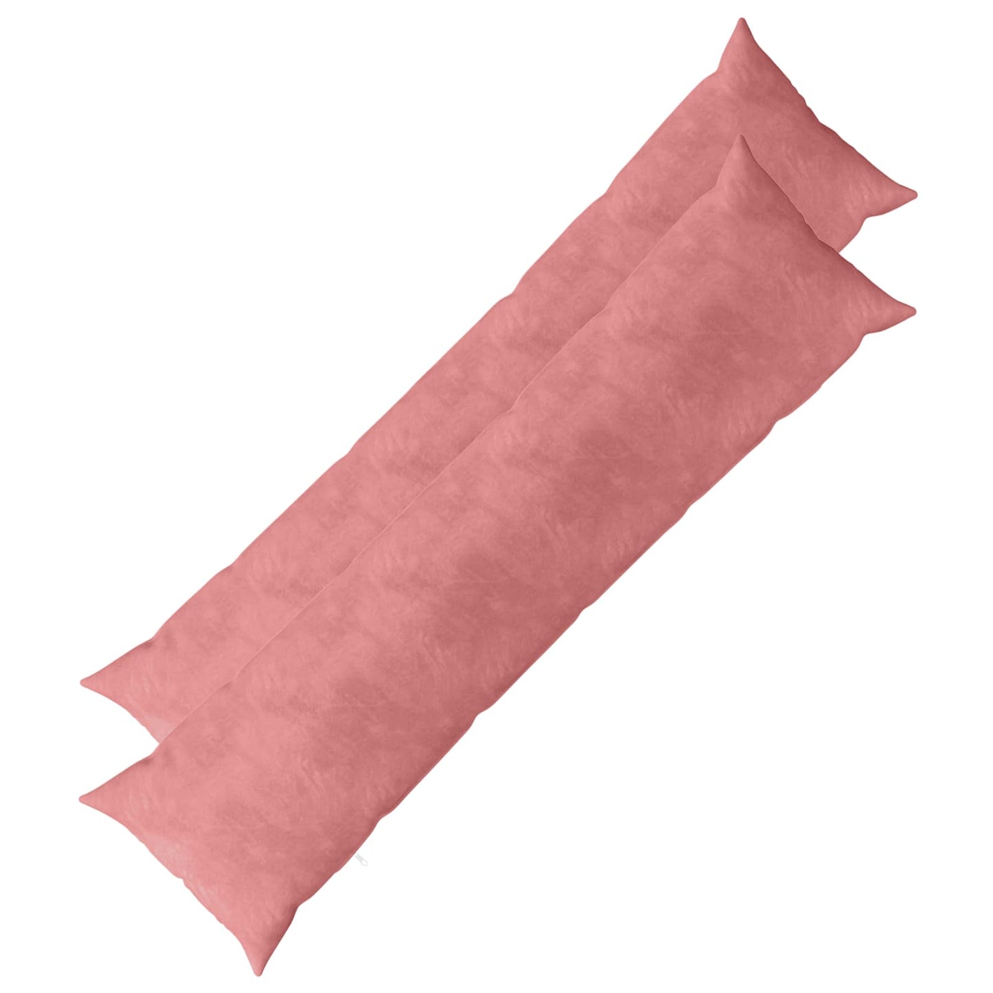 Cushion with Pillow HEERLEN 2 pcs Pink Velvet