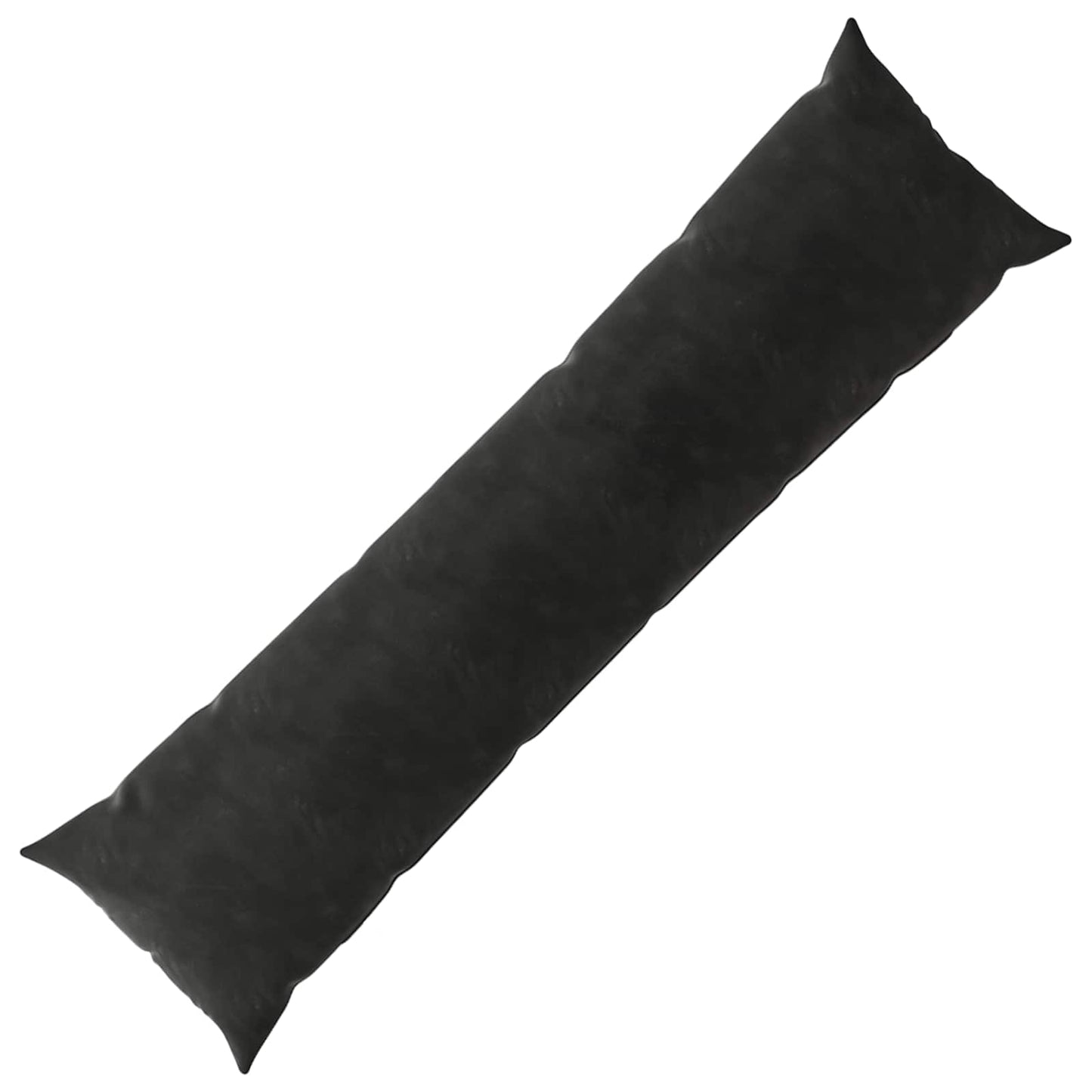 Cushion with Pillow HEERLEN Black 40 x 145 cm Velvet
