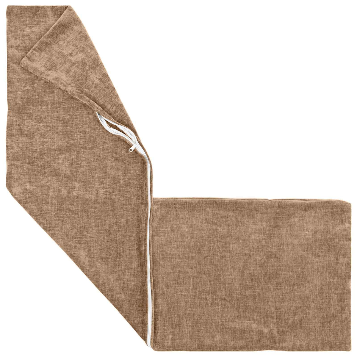 Throw Pillow 2 pcs HEERLEN Brown 40 x 145 cm Chenille Fabric