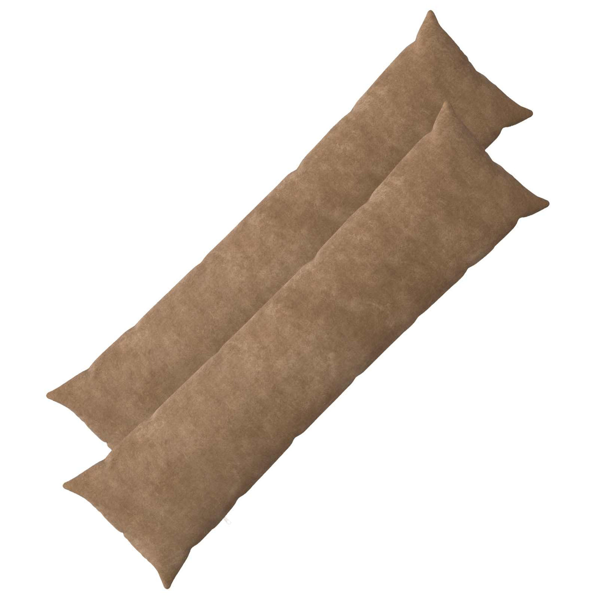 Cushion with Pillow HEERLEN 2 pcs Taupe Microfiber Fleece