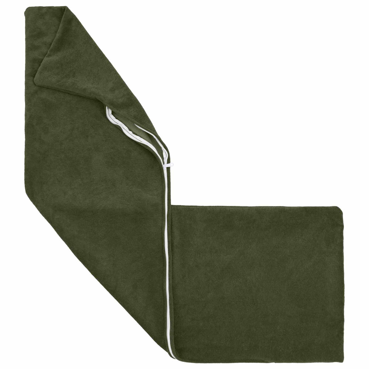 Cushion with Pillow HEERLEN Green 40 x 145 cm Microfiber Fleece