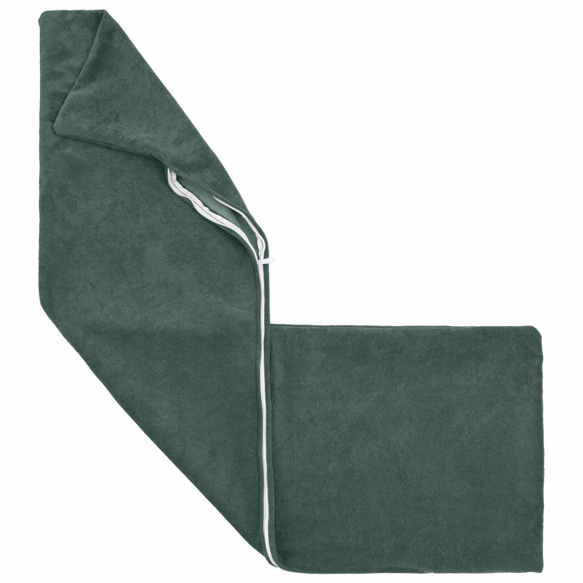 Cushion with Pillow HEERLEN 2 pcs Sea Blue Microfiber Fleece