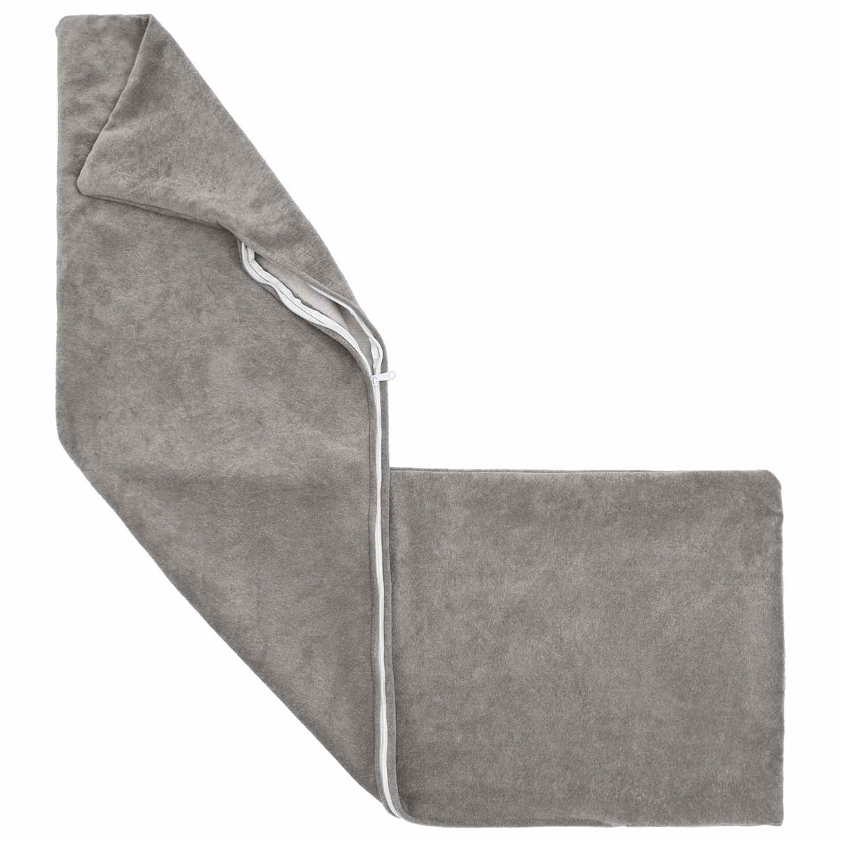 Cushion HEERLEN Light Grey 40 x 145 cm Microfiber Fleece