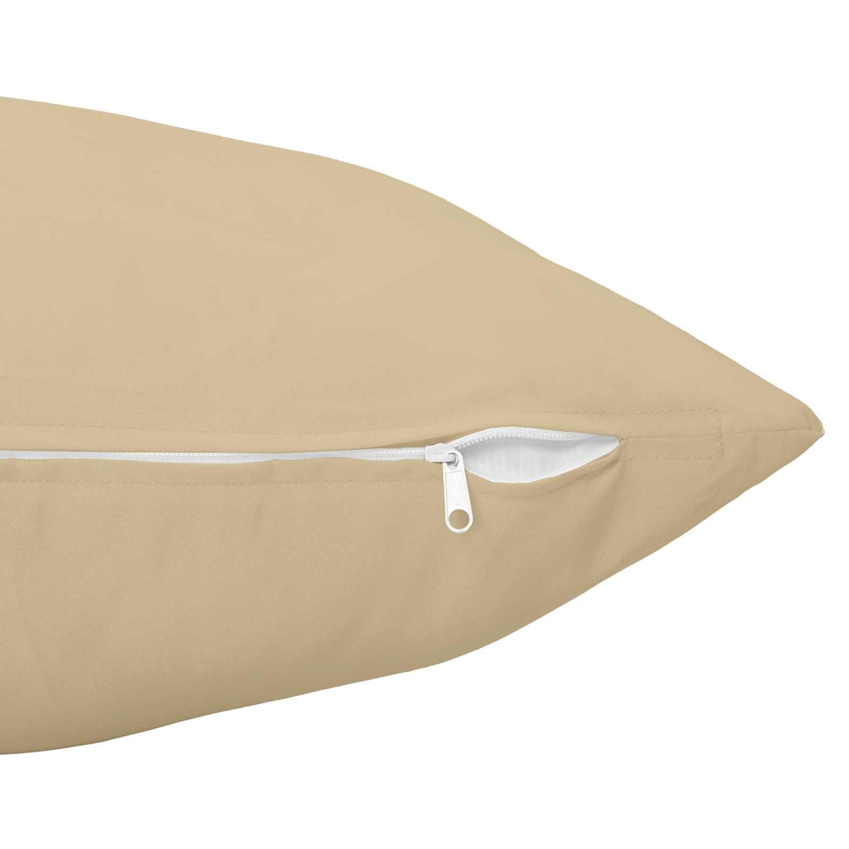 Cushion with Pillow HEERLEN Beige 40 x 145 cm Polyester
