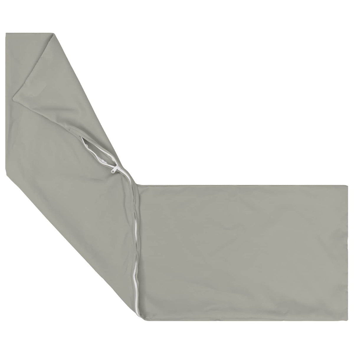 Cushion with Pillow HEERLEN Grey 40 x 145 cm Polyester