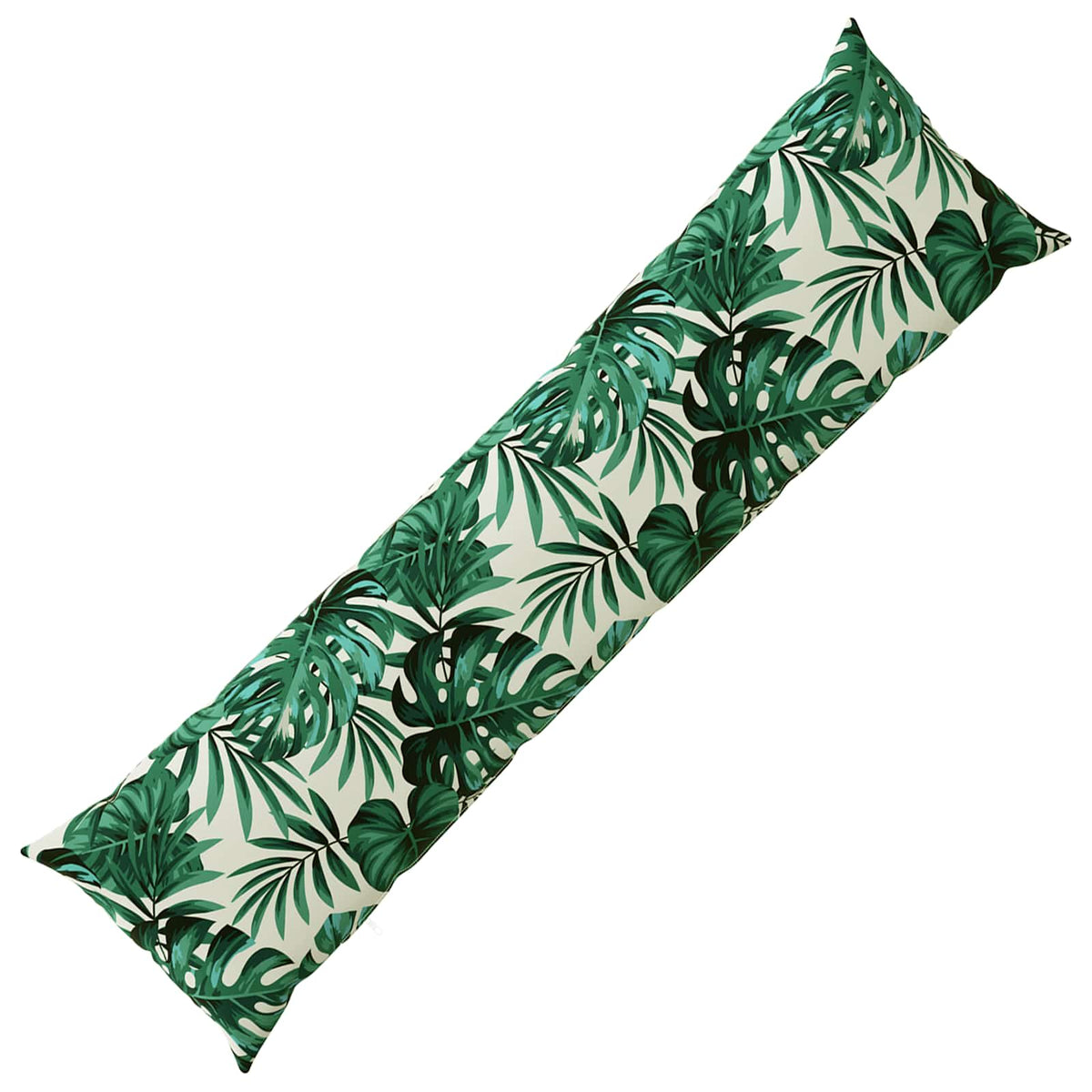 Cushion with Pillow HEERLEN Leaf Pattern 40 x 145 cm Polyester