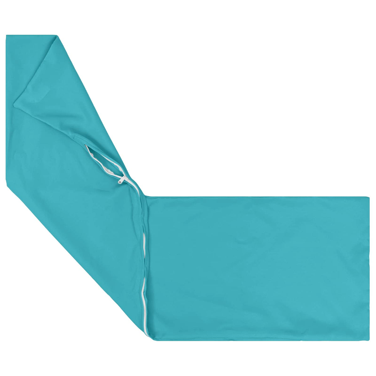 Cushion with Pillow HEERLEN Turquoise 40 x 145 cm Polyester