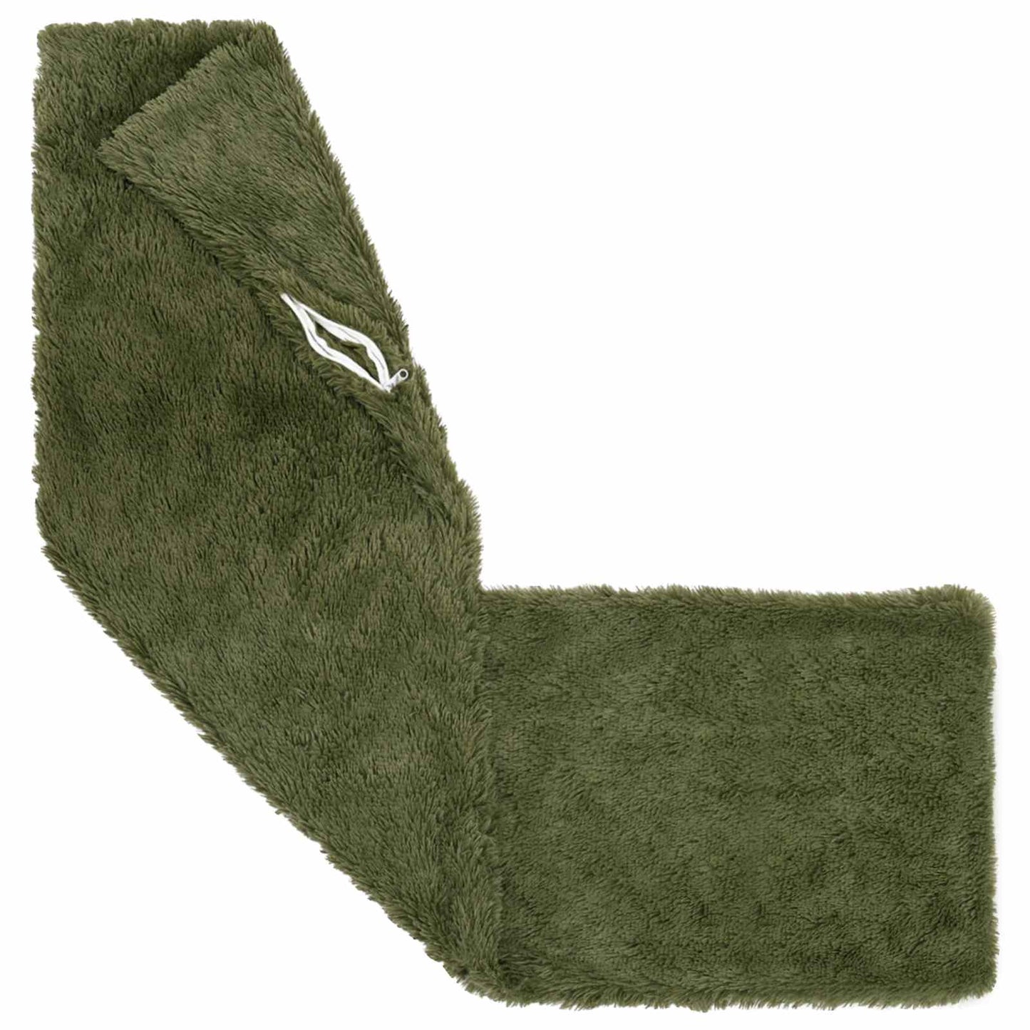 Cushion with Pillow HEERLEN Green 40 x 145 cm PV Fleece