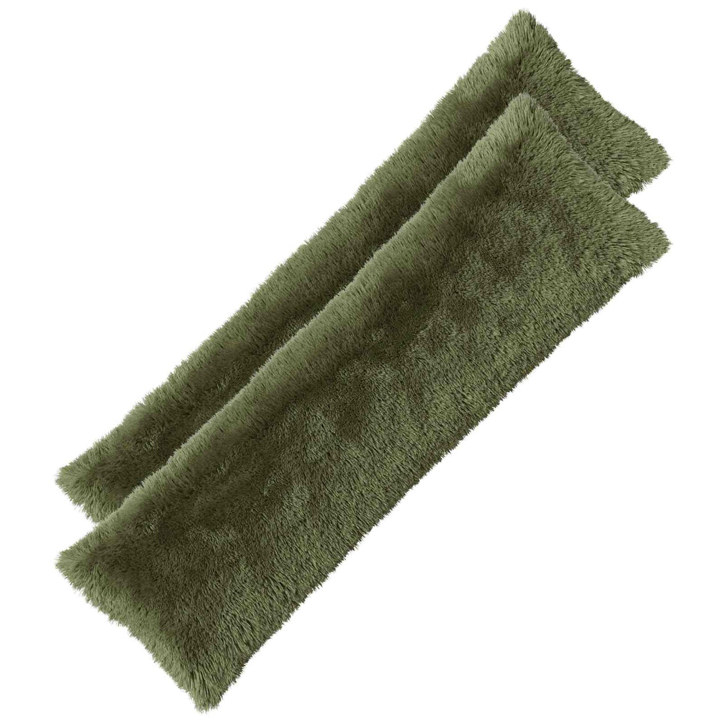 Cushion with Pillow HEERLEN Green 40 x 145 cm PV Fleece