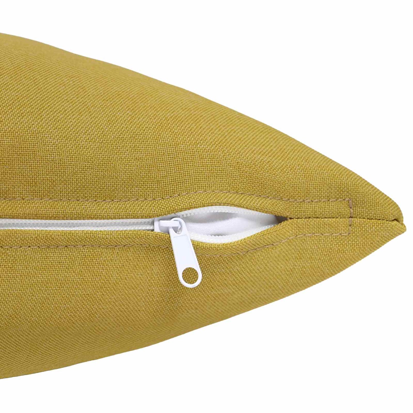 Cushion with Pillow HEERLEN 12 pcs Light Green Fabric