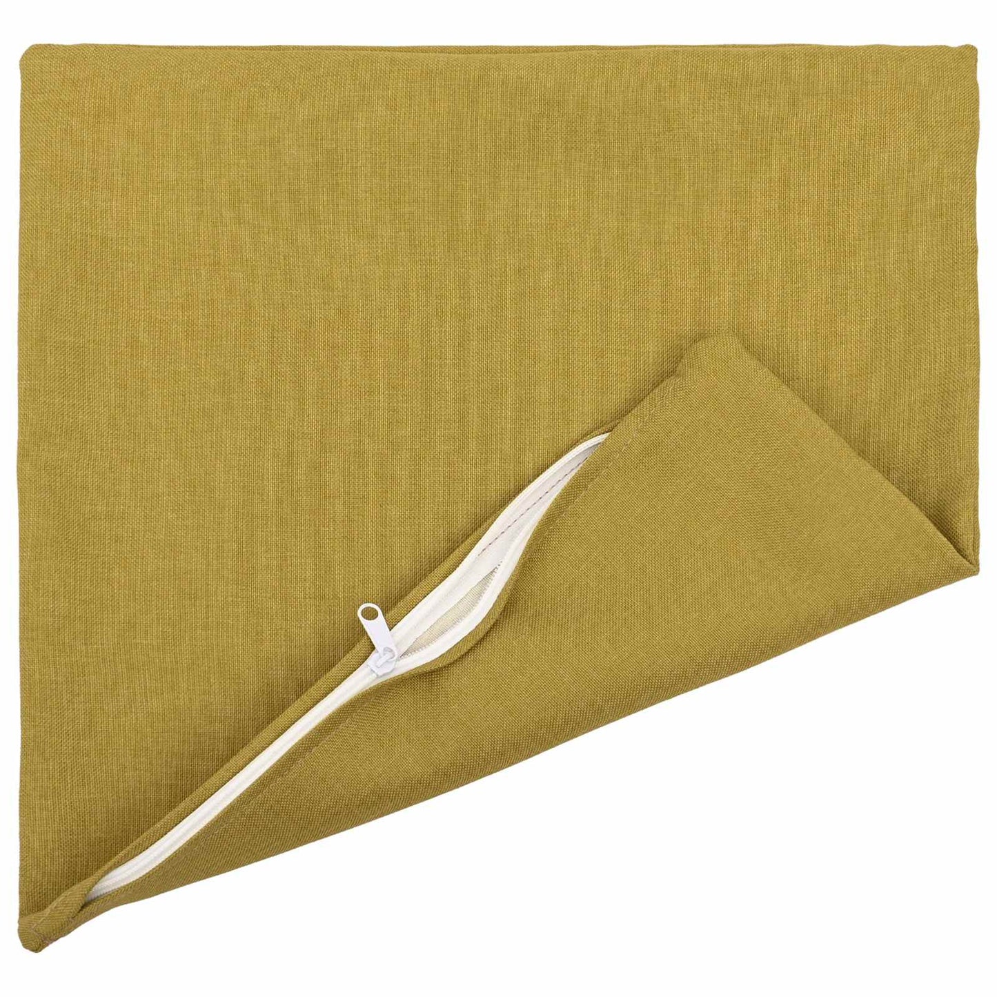 Cushion with Pillow HEERLEN 12 pcs Light Green Fabric