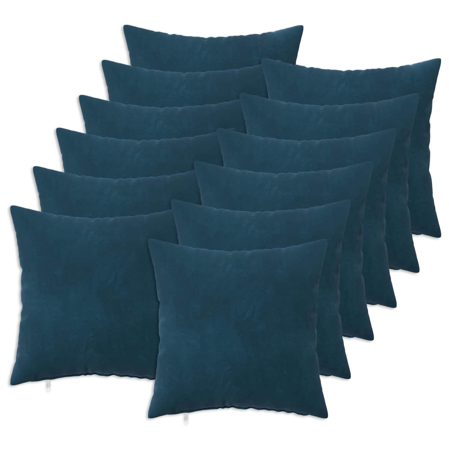 Cushion with Pillow HEERLEN 12 pcs Blue Velvet