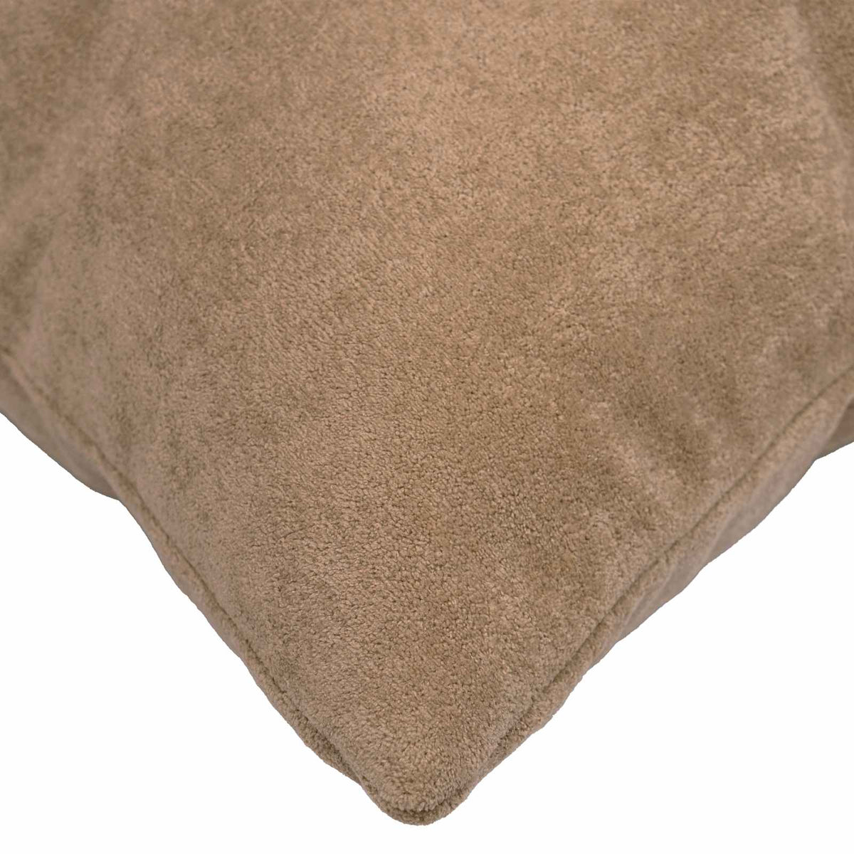 Cushion with Pillow HEERLEN 6 pcs Taupe Microfiber Fleece