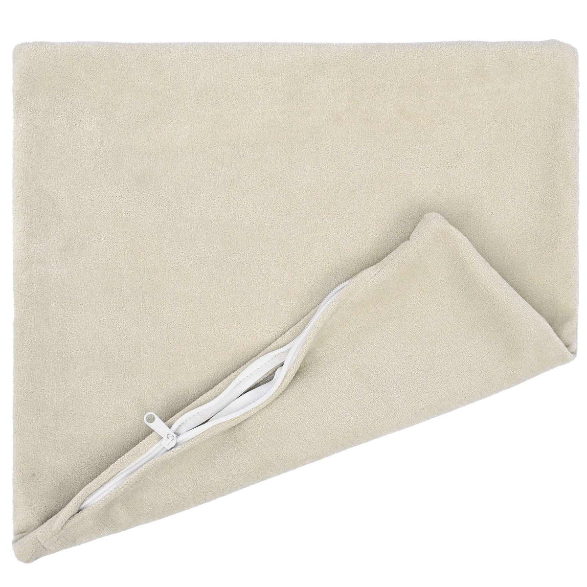 Cushion with Pillow HEERLEN 6 pcs Cream Microfiber Fleece
