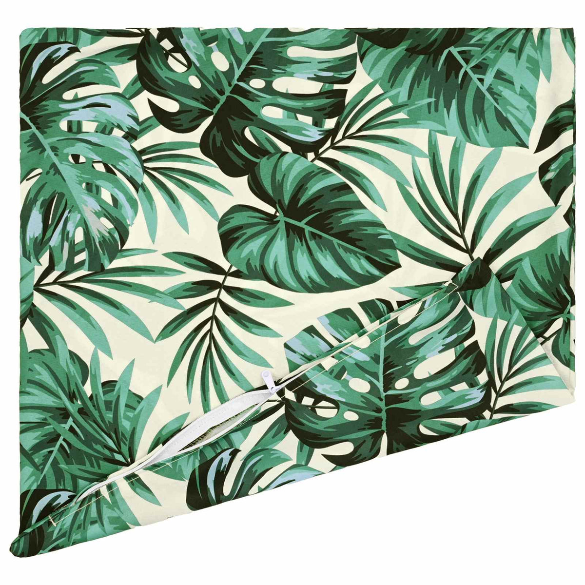 Cushion with Pillow HEERLEN 12 pcs Leaf Pattern Polyester
