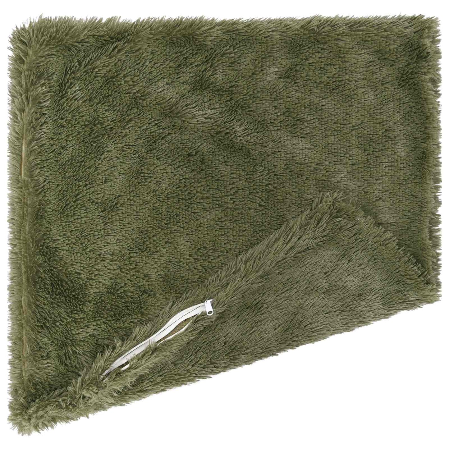 Cushion with Pillow HEERLEN 2 pcs Green PV Fleece