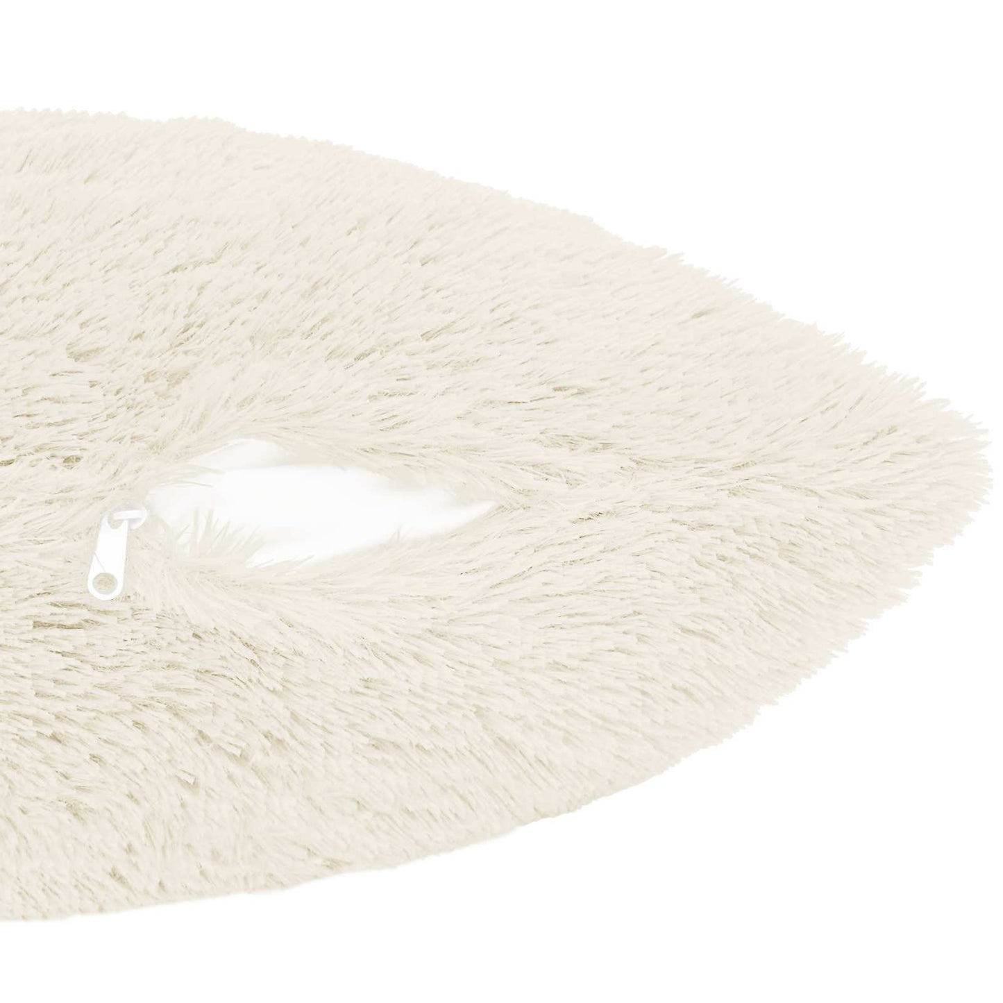 Cushion with Pillow HEERLEN 12 pcs White PV Fleece