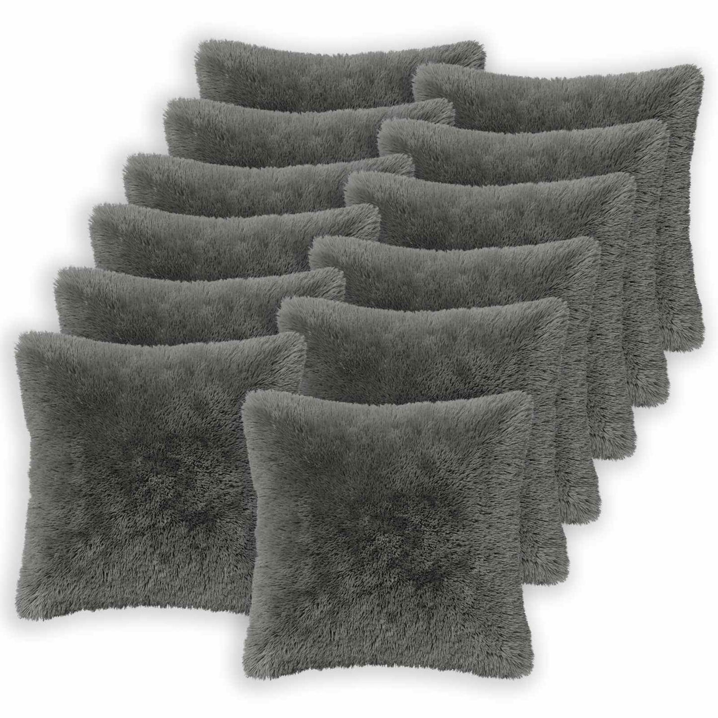 Cushion with Pillow HEERLEN 2 pcs Light Green PV Fleece