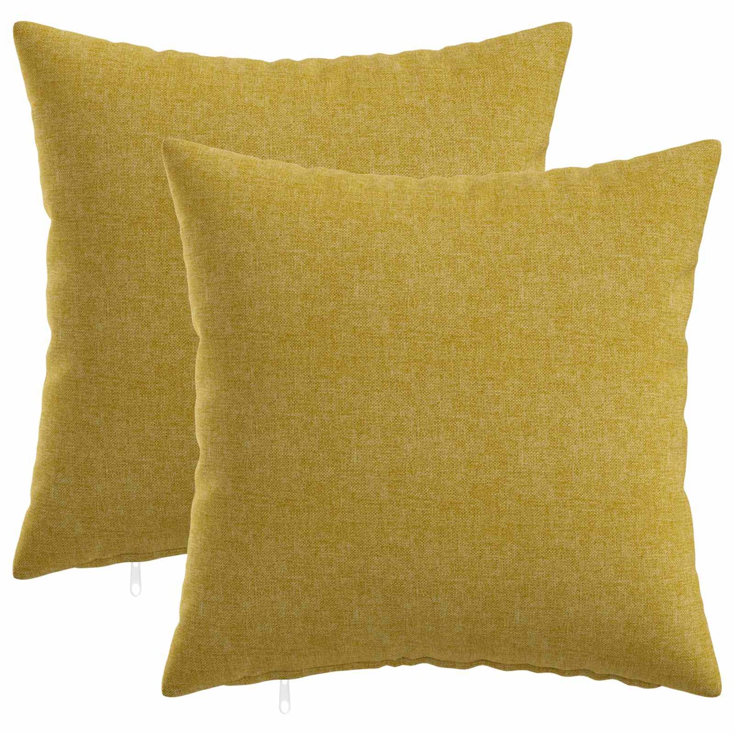 Cushion with Pillow HEERLEN 2 pcs Light Green Fabric