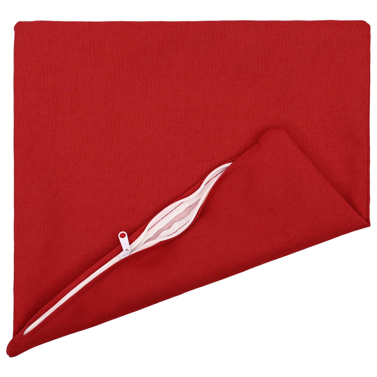 Cushion with Pillow HEERLEN 2 pcs Red Fabric