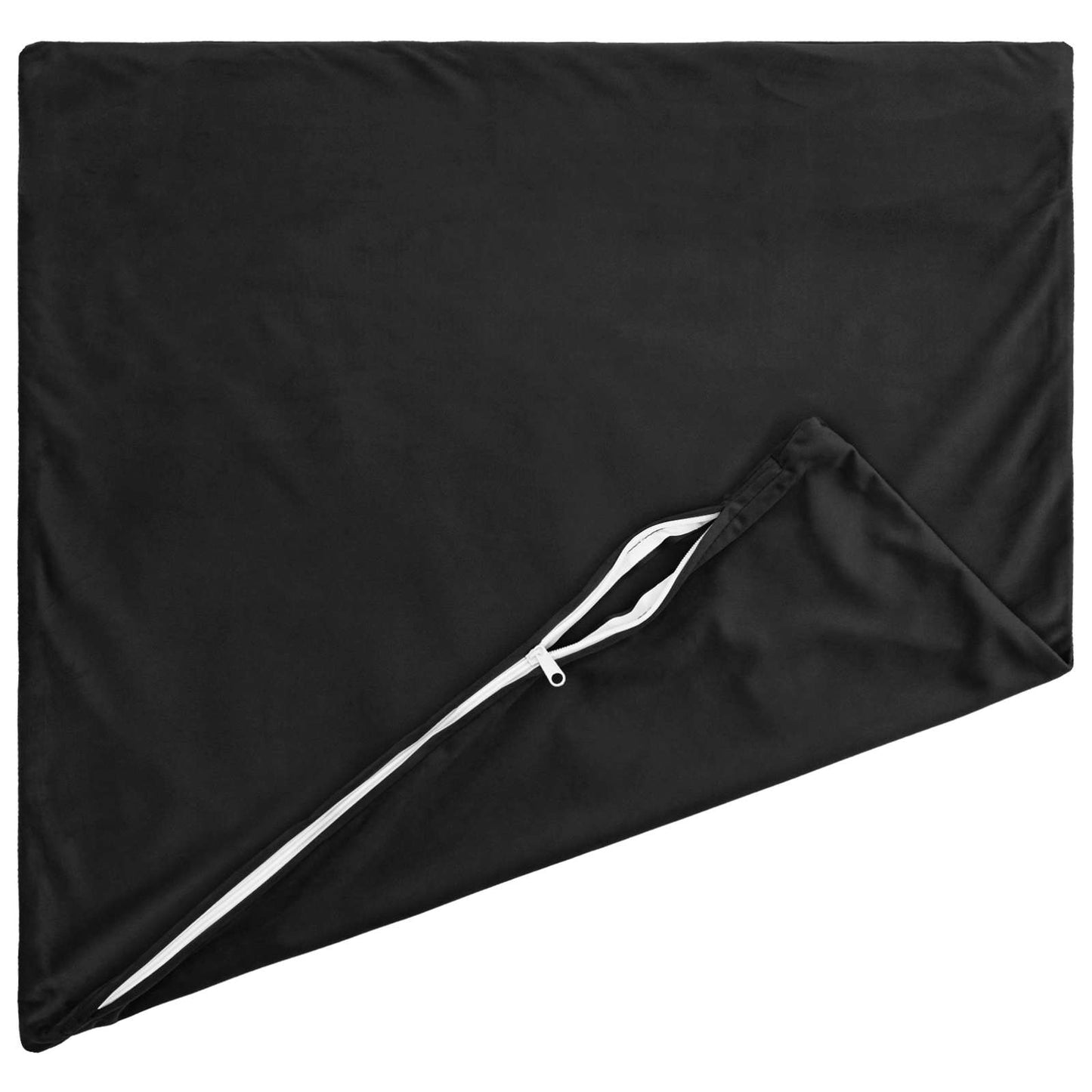 Cushion with Pillow HEERLEN 12 pcs Black Velvet