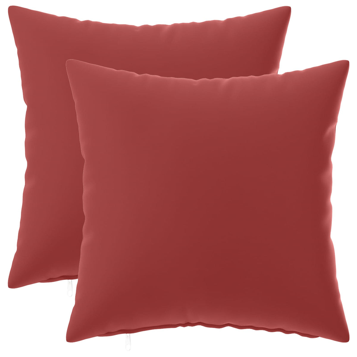 Throw Pillow 2 pcs HEERLEN Wine Red 50 x 50 cm Polyester