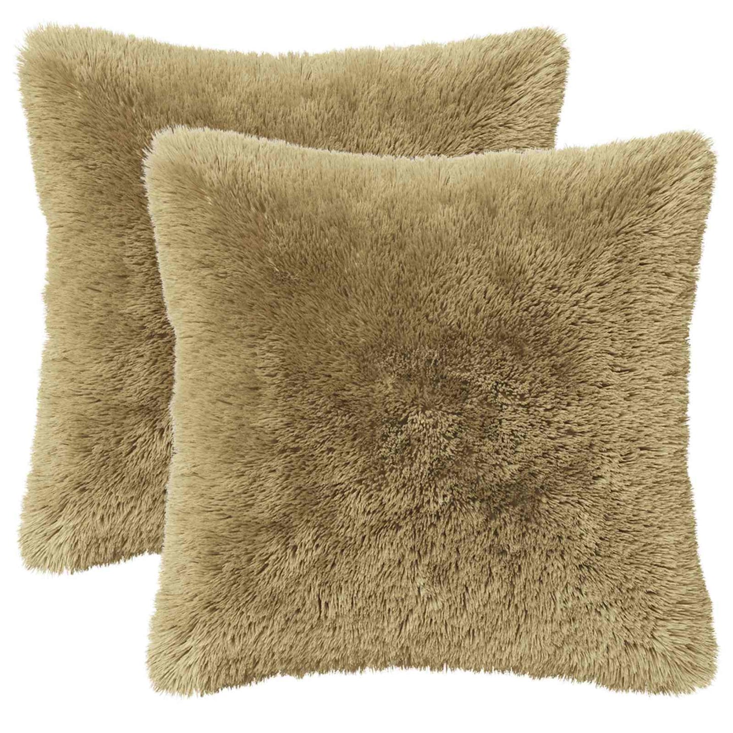 Cushion with Pillow HEERLEN 6 pcs Light Grey PV Fleece
