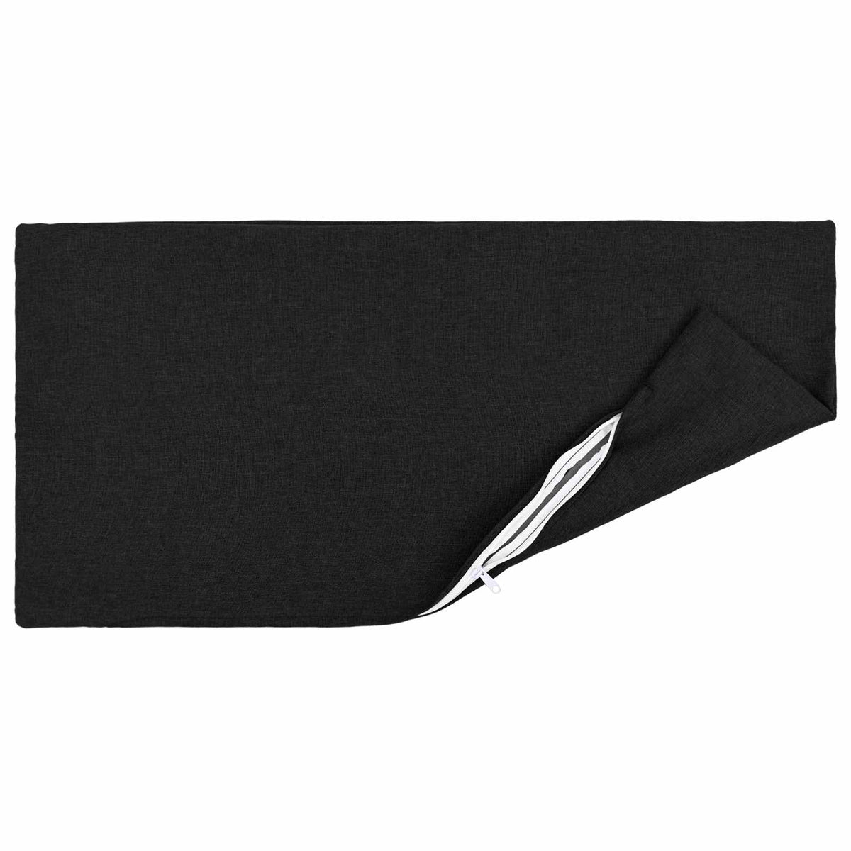 Throw Pillow 2 pcs HEERLEN Black 50 x 70 cm Fabric