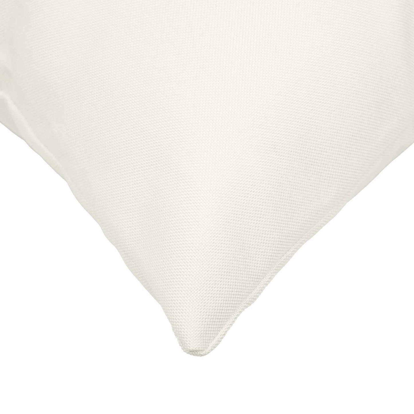 Cushion with Pillow HEERLEN 2 pcs White Fabric