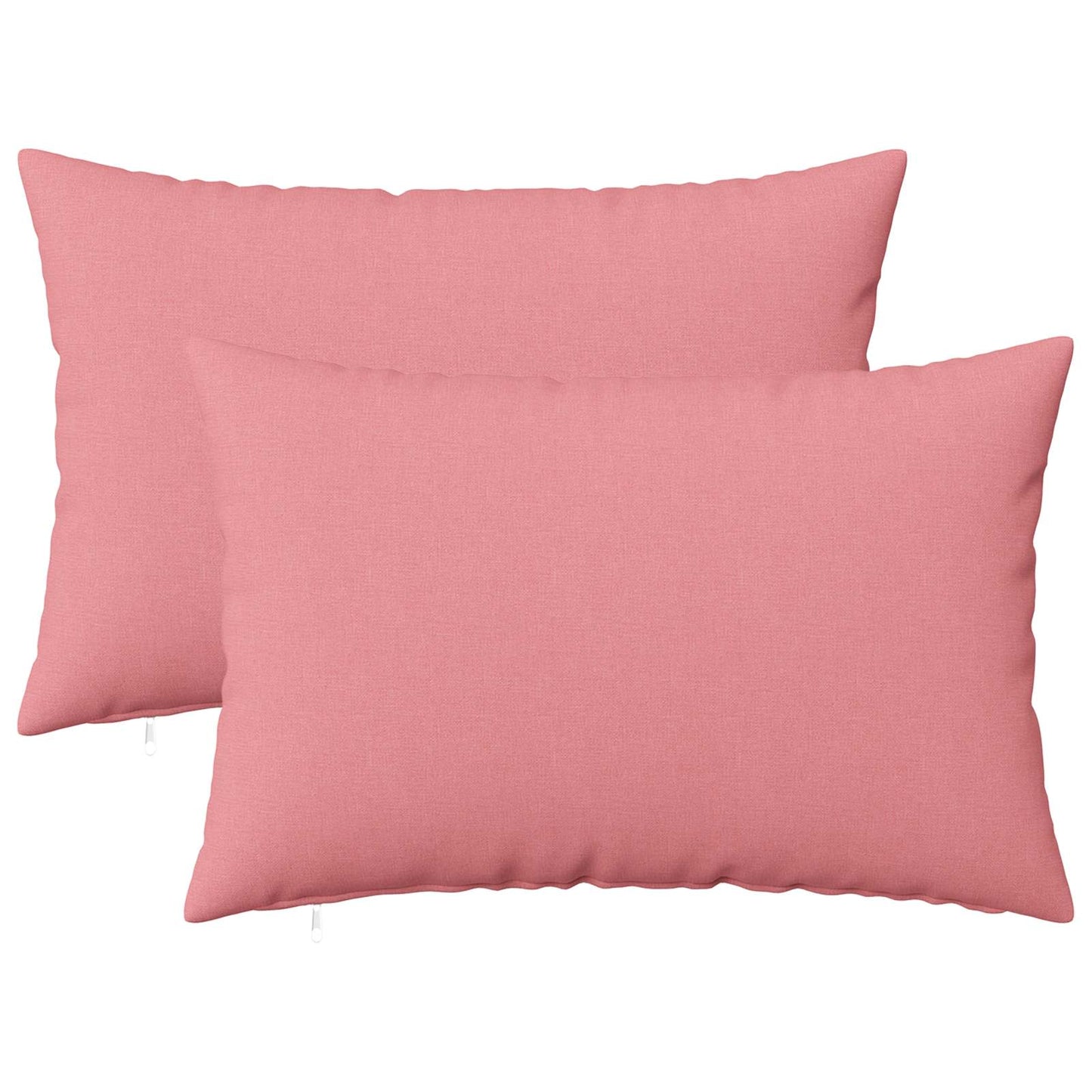 Cushion with Pillow HEERLEN 2 pcs Pink Fabric