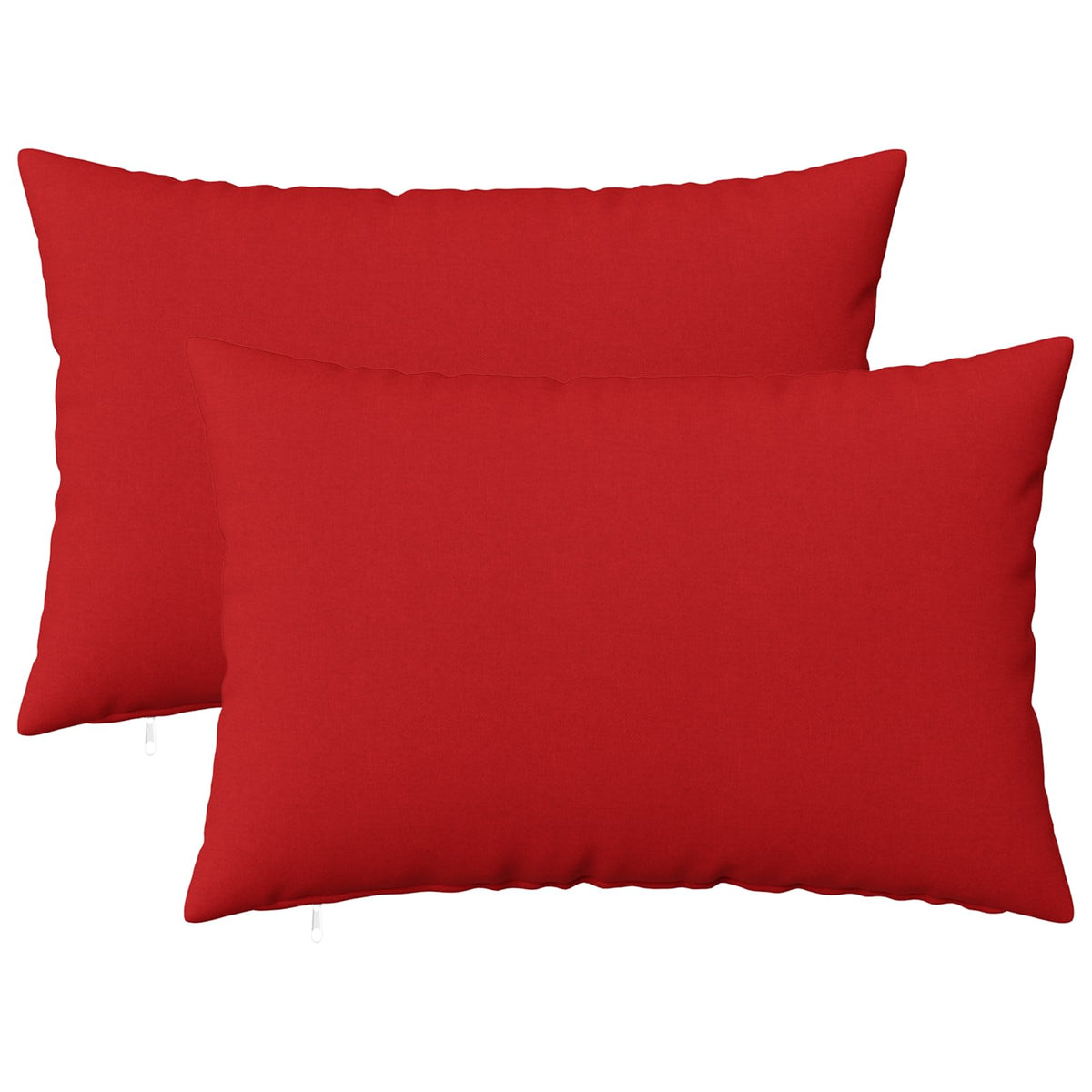Throw Pillow 2 pcs HEERLEN Red 50 x 70 cm Fabric