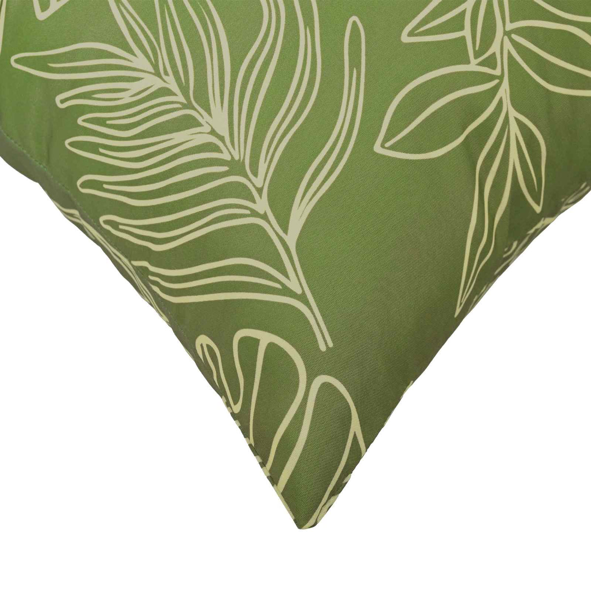 Cushion with Pillow HEERLEN 2 pcs Leaf Design Polyester