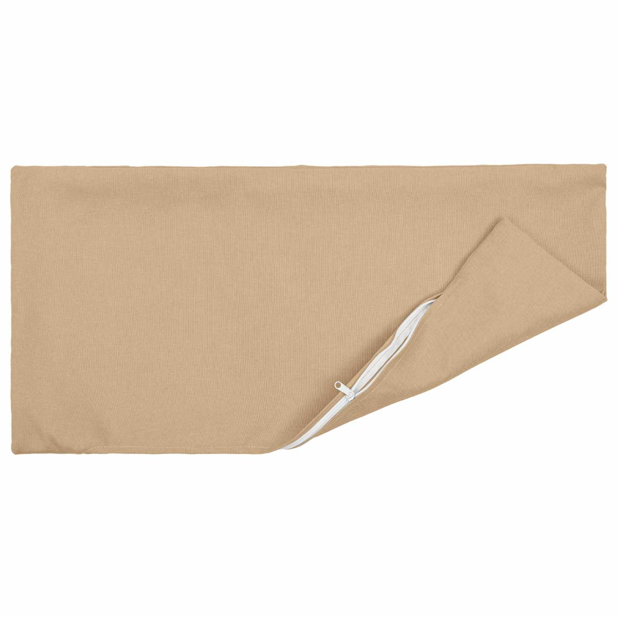 Throw Pillow 2 pcs HEERLEN Cream 50 x 75 cm Fabric