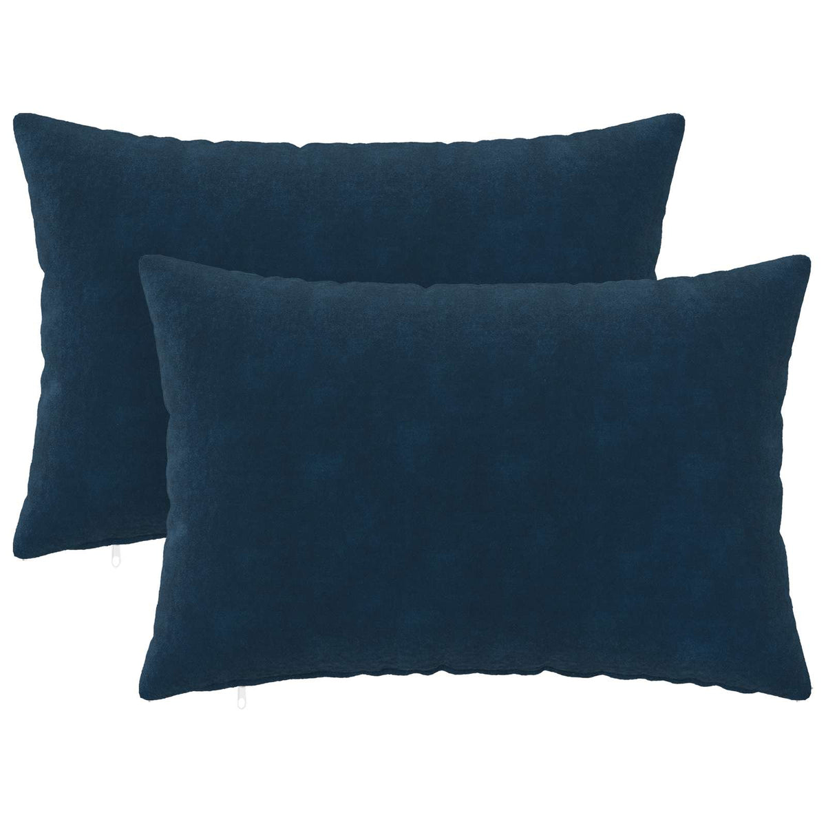 Cushion with Pillow HEERLEN 2 pcs Blue Microfiber Fleece