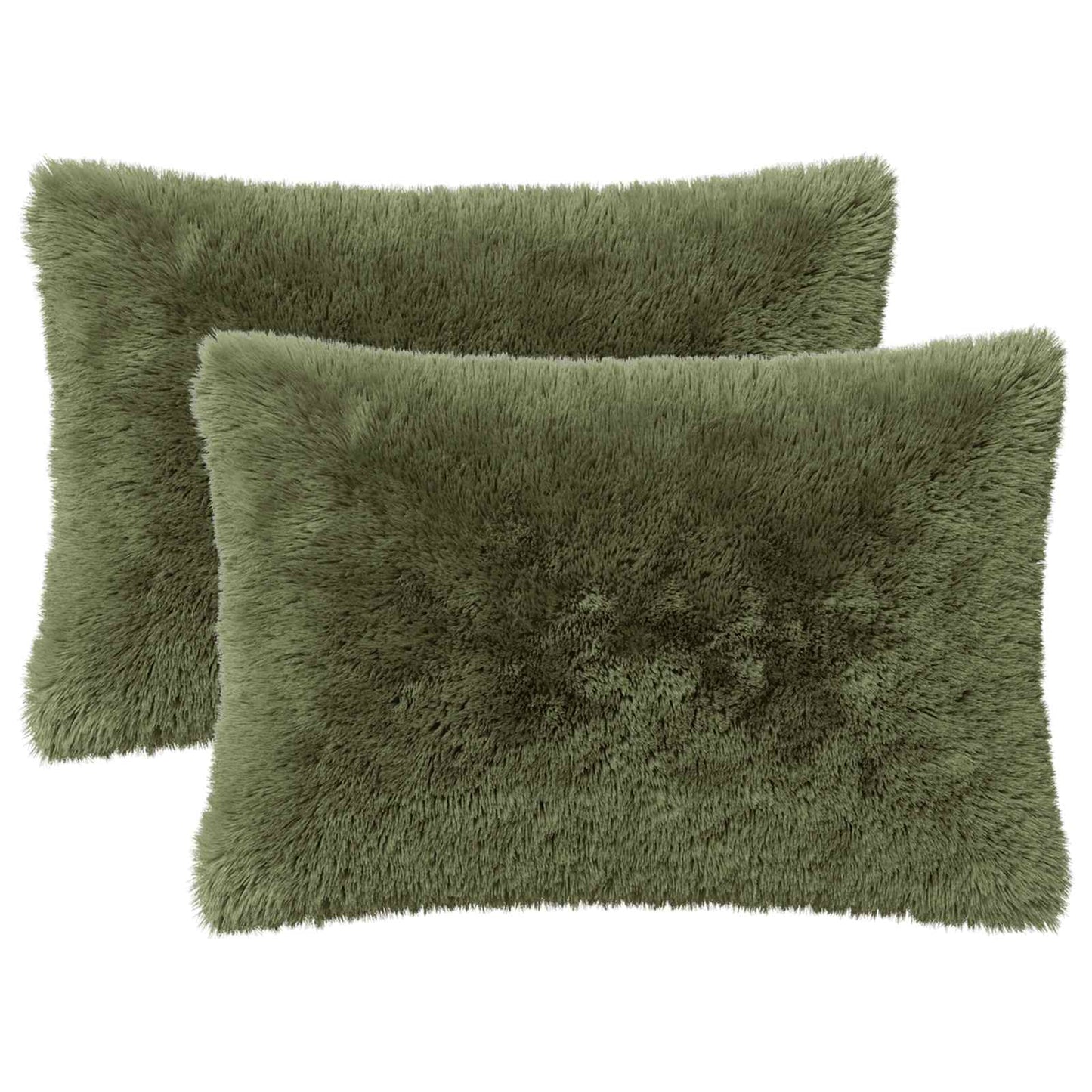 Cushion with Pillow HEERLEN 2 pcs Green PV Fleece