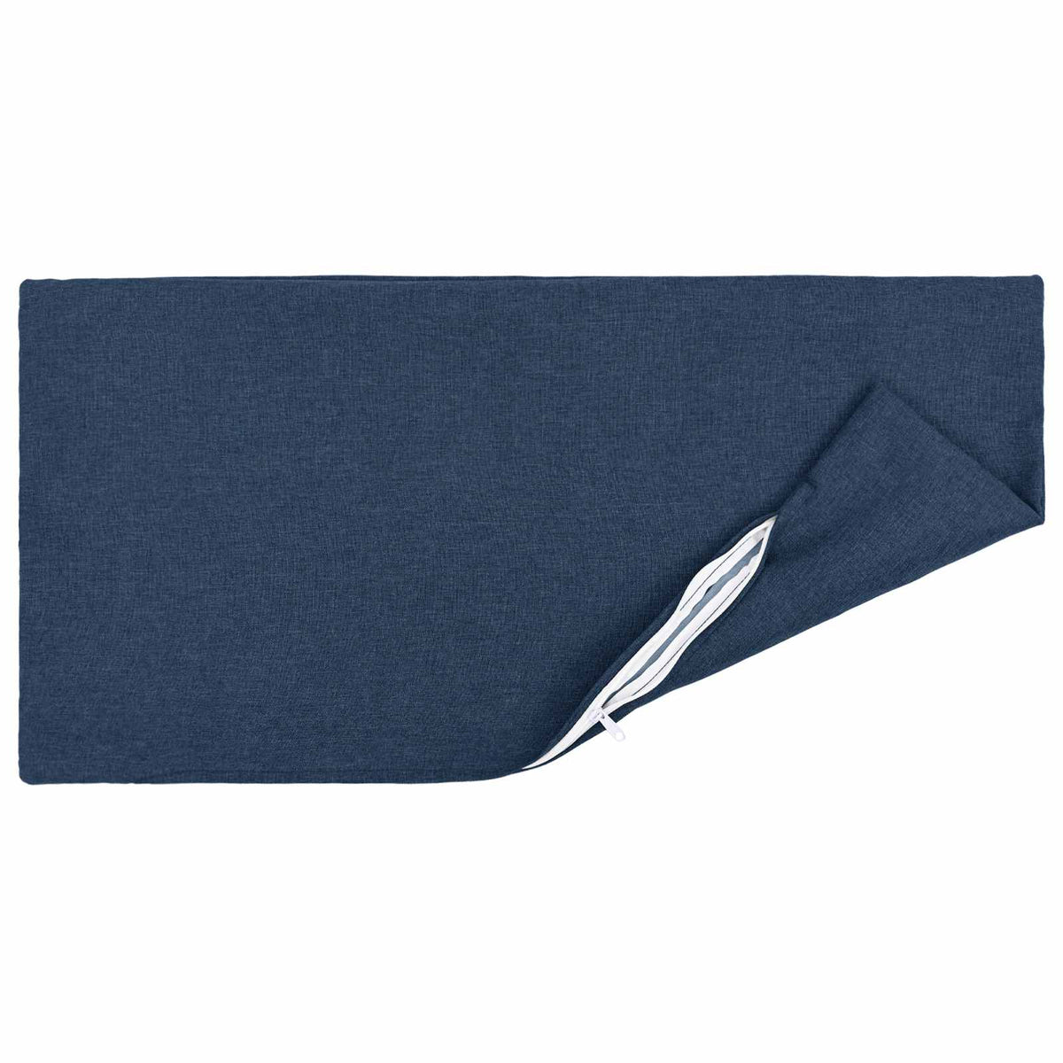 Cushion with Pillow HEERLEN 2 pcs Blue Fabric