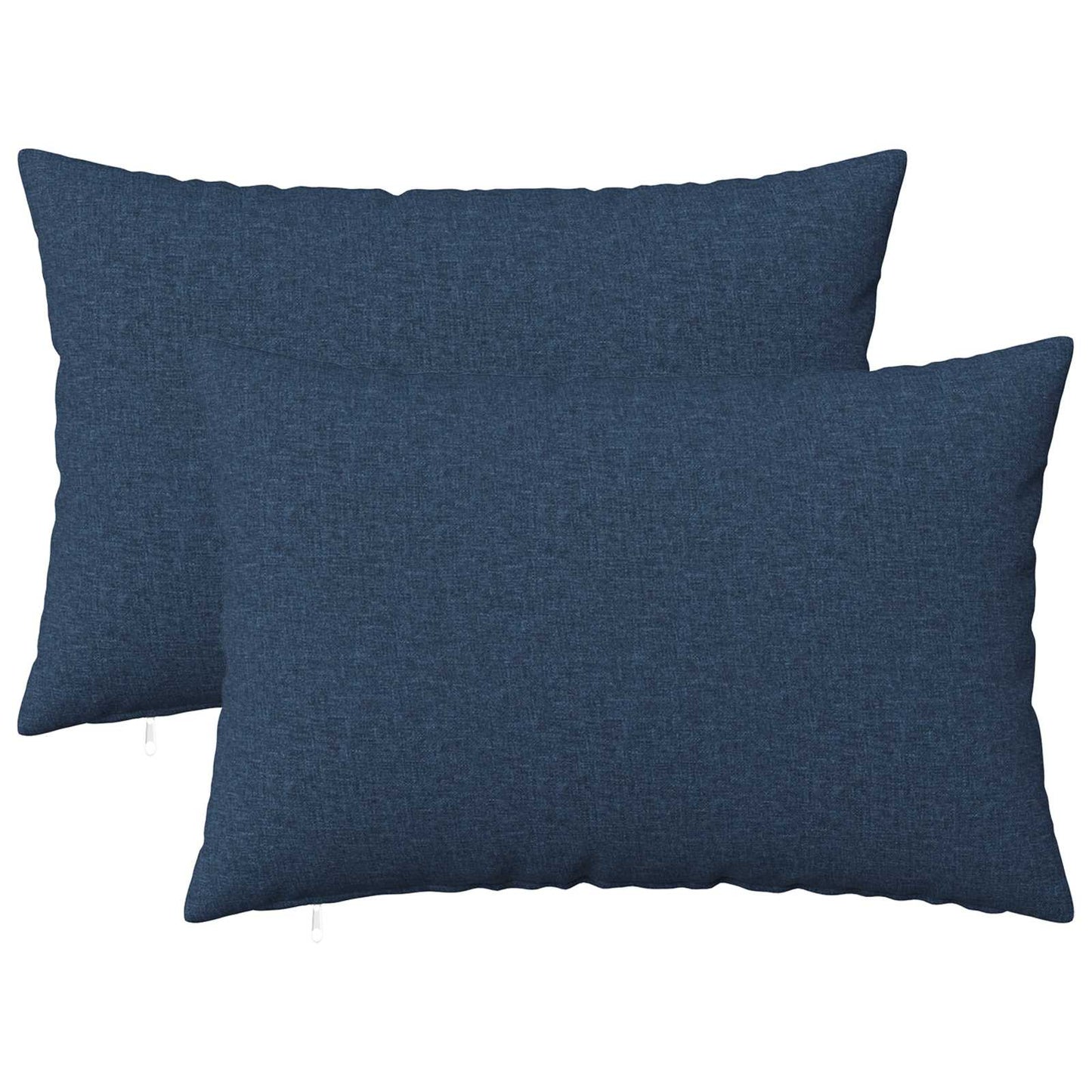 Cushion with Pillow HEERLEN 2 pcs Blue Fabric