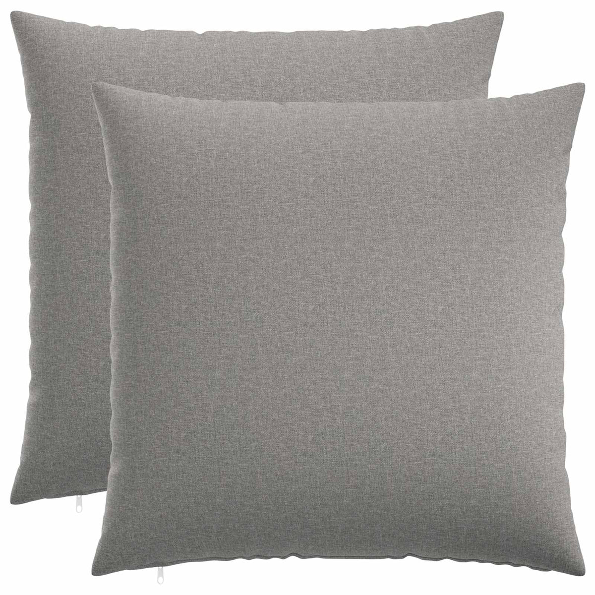 Throw Pillow 2 pcs HEERLEN Cloud Grey 55 x 55 cm Fabric