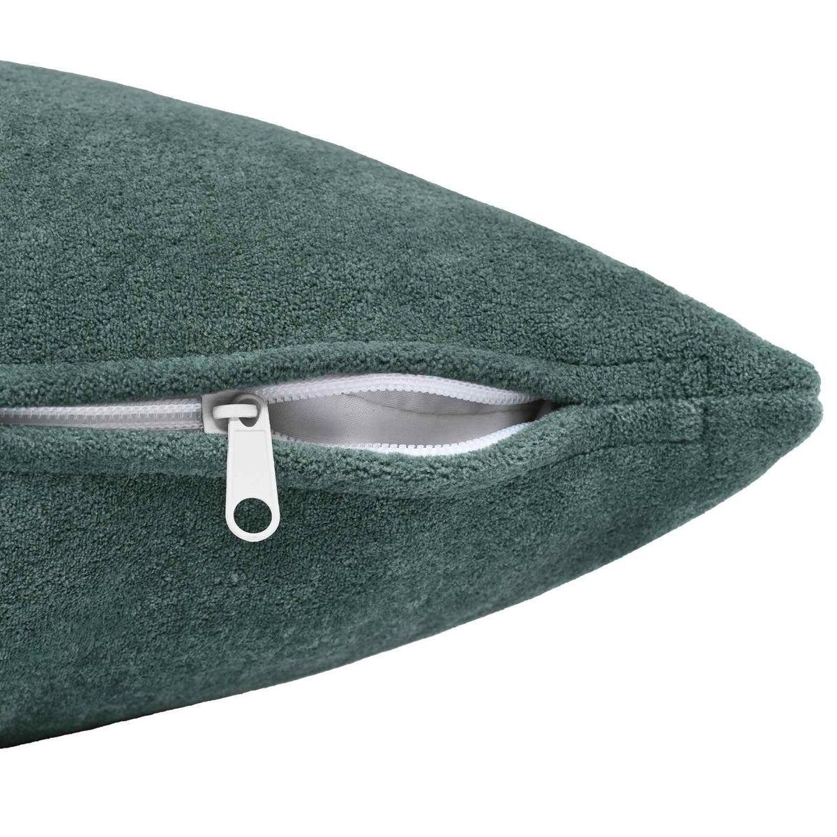 Cushion with Pillow HEERLEN 2 pcs Sea Blue Microfiber Fleece