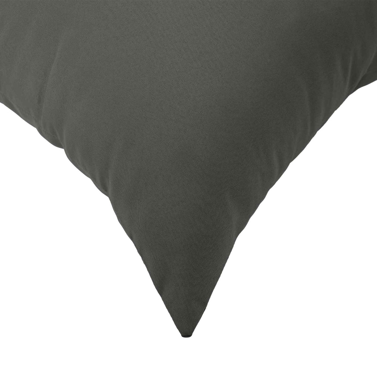 Cushion with Pillow HEERLEN 2 pcs Anthracite Polyester