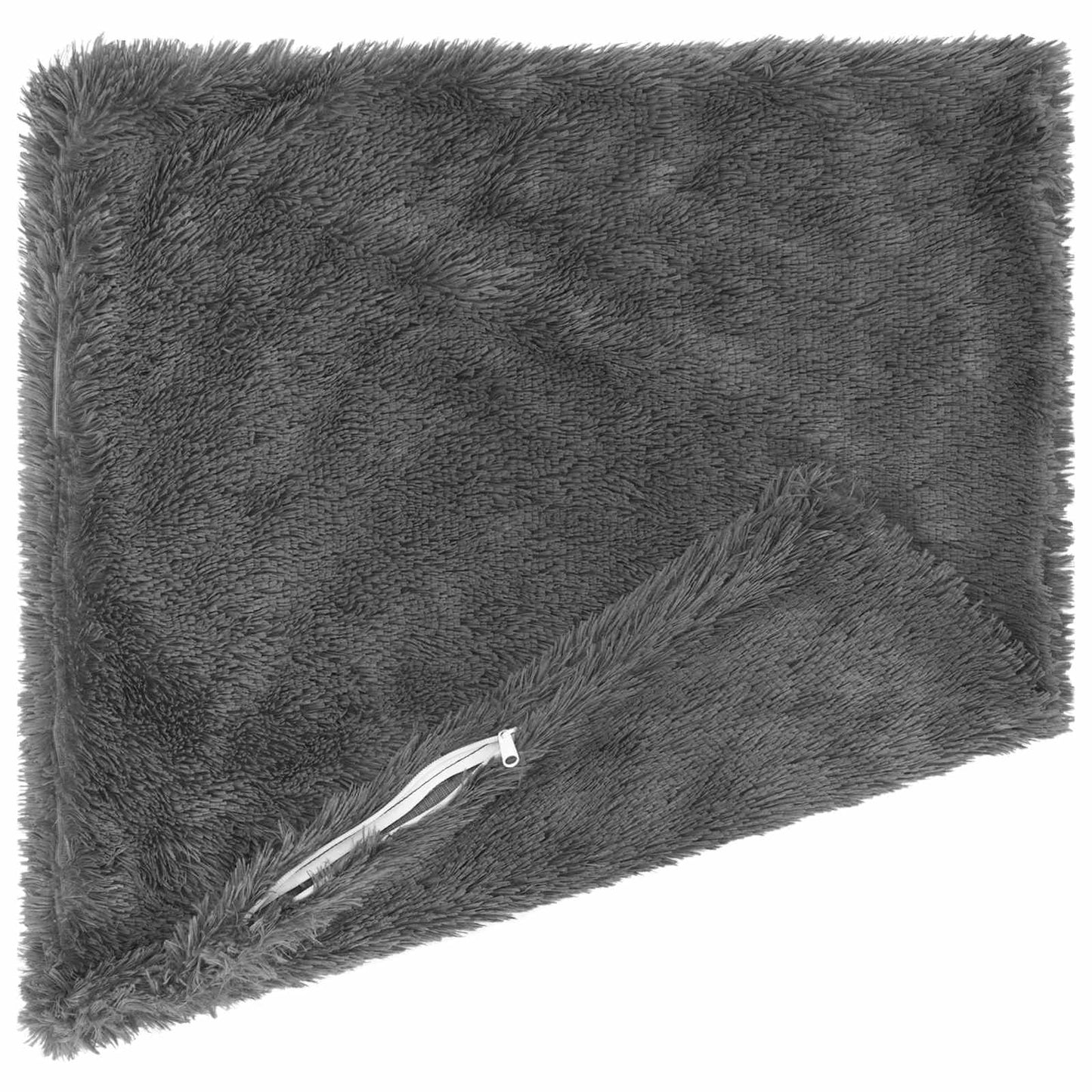 Cushion with Pillow HEERLEN 2 pcs Light Green PV Fleece