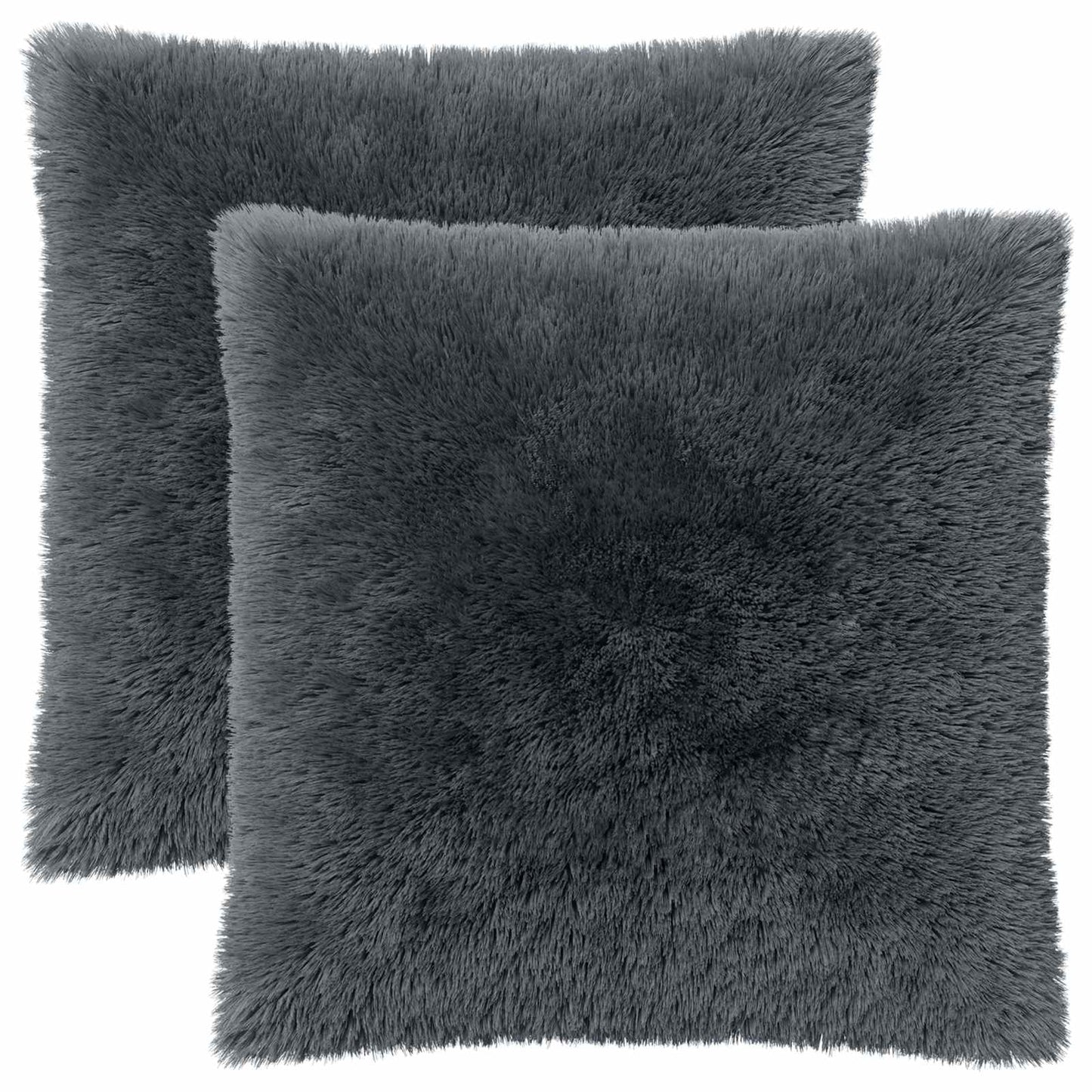 Cushion with Pillow HEERLEN 2 pcs Anthracite PV Fleece