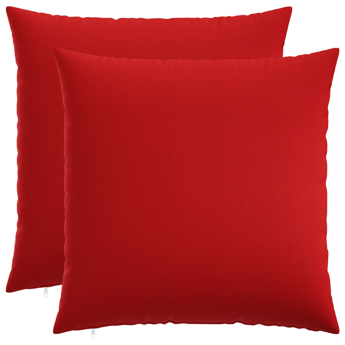 Cushion with Pillow HEERLEN 2 pcs Red Fabric