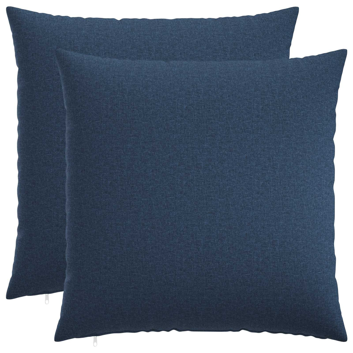 Cushion with Pillow HEERLEN 2 pcs Blue Fabric