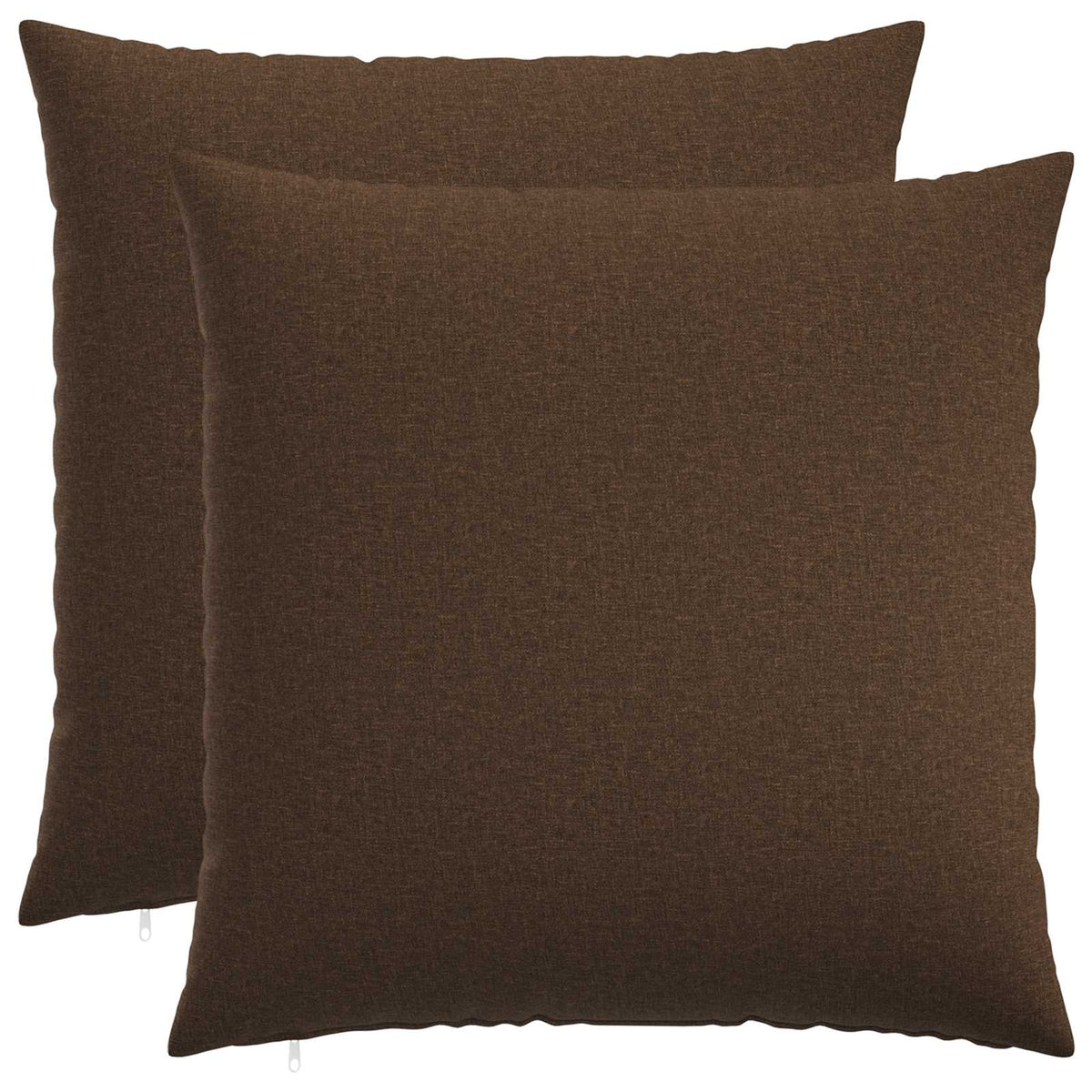 Throw Pillow 2 pcs HEERLEN Brown 65 x 65 cm Fabric